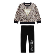 Guess glitter logo leggings set - k5bq03.