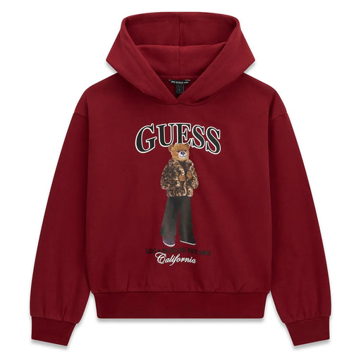 Guess girl's bear hoodie - j6bq03.