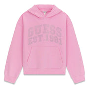 Guess girl's rhinestone hoodie - j6rq02.