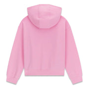 Back of the Guess pink rhinestone hoodie.