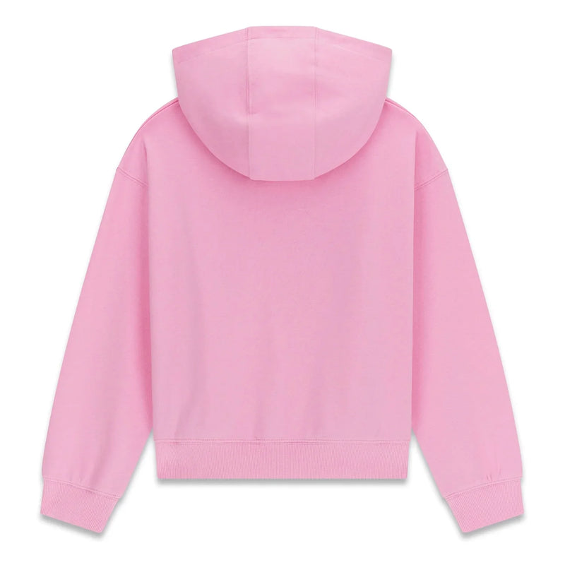 Back of the Guess pink rhinestone hoodie.