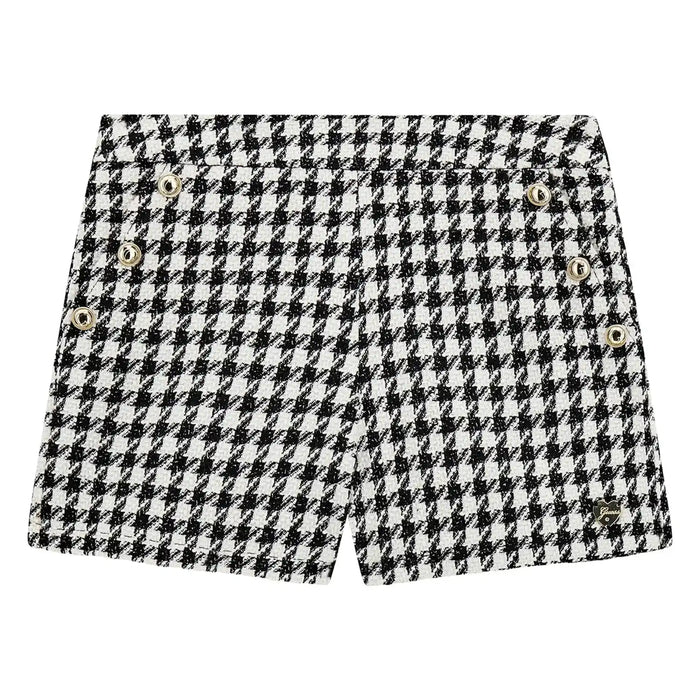 Guess Houndstooth Shorts Set