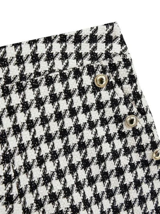 Guess Houndstooth Shorts Set