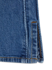 Closer look at the Guess wide leg jeans.
