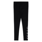 Guess jet black glitter logo leggings - j93b11.