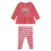 Guess pink heart leggings set - a5rg05.