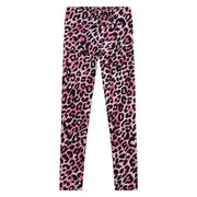 Guess leopard pink leopard print leggings - j5yb00.