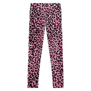 Back of the Guess pink leopard print leggings.