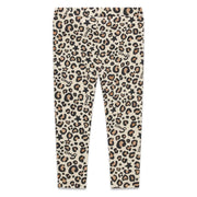Rear view of the Guess leopard print leggings.
