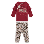 Guess baby girl's sparkle leggings set - a5bg02.