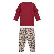 Back of the Guess sparkle leggings set.