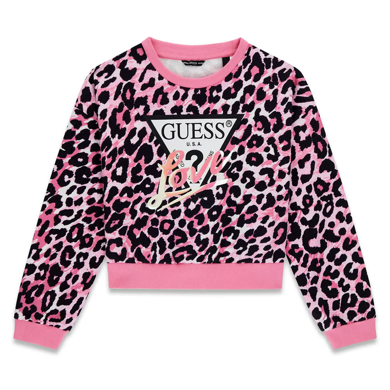 Guess leopard print sweatshirt - j5yq03.