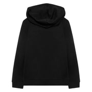 Back of the Guess black logo hoodie.