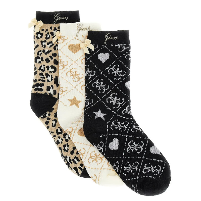 Guess girl's patterned socks - j5bz06.