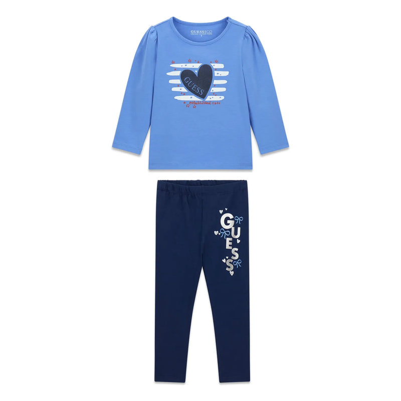 Guess heart logo leggings set - k6ri14.