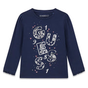 Guess girl's long sleeve t-shirt - k6bi15.
