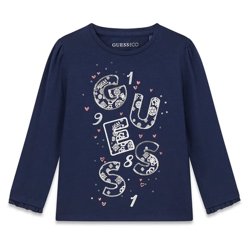 Guess girl's long sleeve t-shirt - k6bi15.