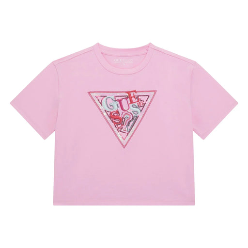 Guess pink midi t-shirt - j5gi04.