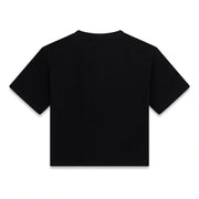 Rear view of the Guess midi t-shirt.