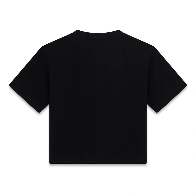 Rear view of the Guess midi t-shirt.