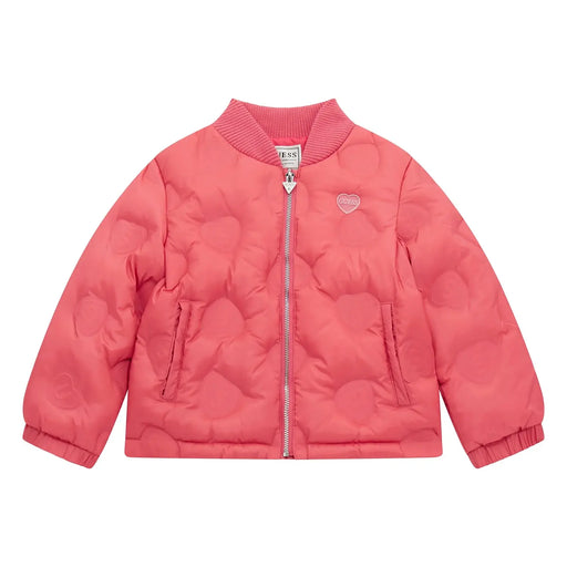 Guess pink padded jacket - k5rl03.