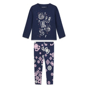 Guess girl's printed leggings set - k6bi15.