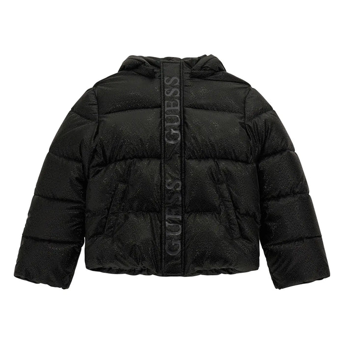 Guess Puffer Jacket Black Bumbles for Kids