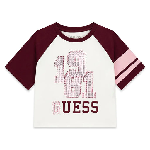 Guess girl's raglan t-shirt - j6yi17.