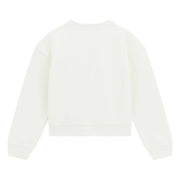 Back of the Guess rhinestone logo sweatshirt.