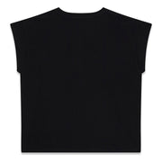 Back of the Guess girl's sequin logo t-shirt.