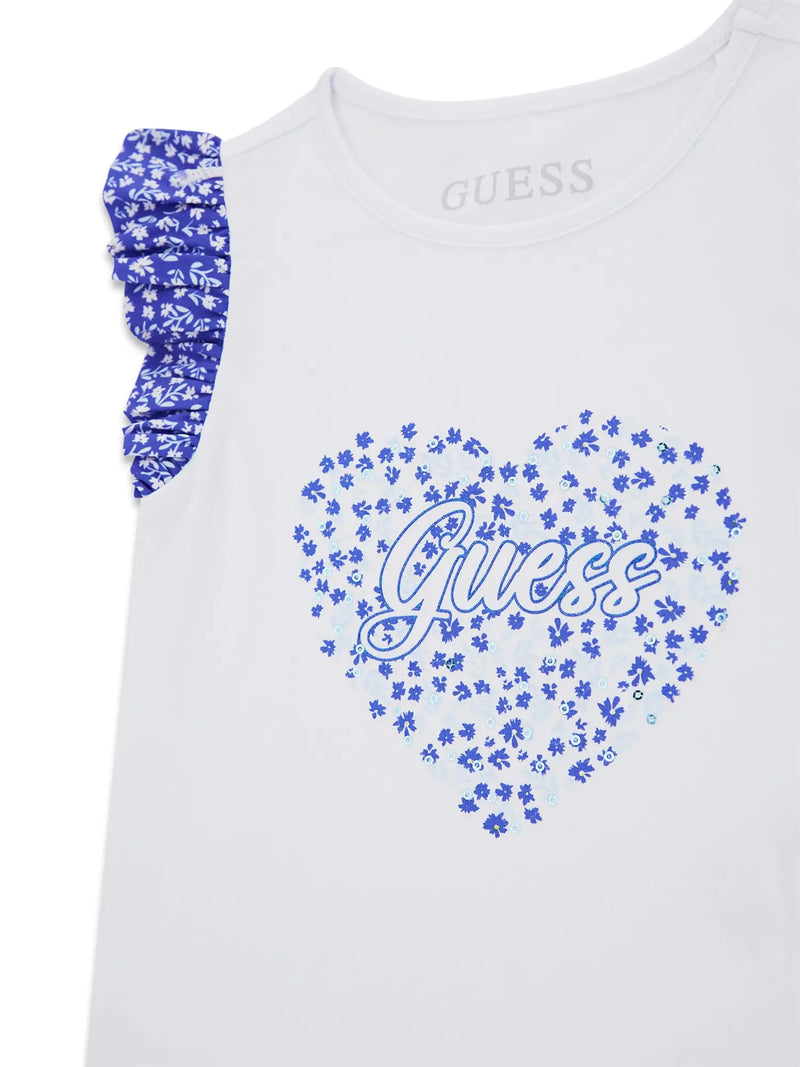 Guess Floral Print Shorts Set