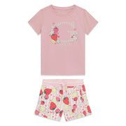 Guess girl's strawberry shorts set - k6gi00.