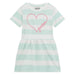 Guess green striped dress - k5gk28.