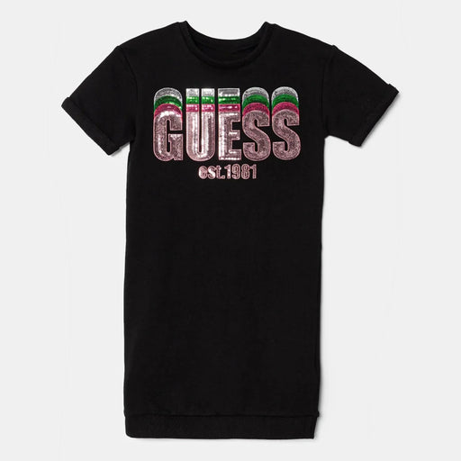 Guess black t-shirt dress - j5rk15.