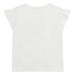 Back view of the Guess white sequin logo t-shirt.