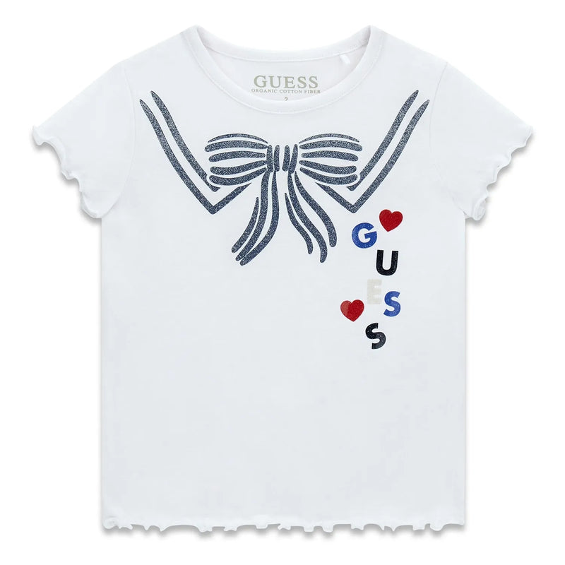 Guess girl's frilled t-shirt - k6ri17.