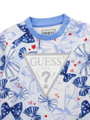 Closer look at the Guess bow print leggings set.