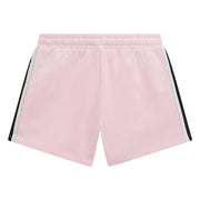 Back of the Guess track shorts.