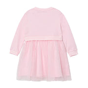 Back of the Guess pink tulle dress.