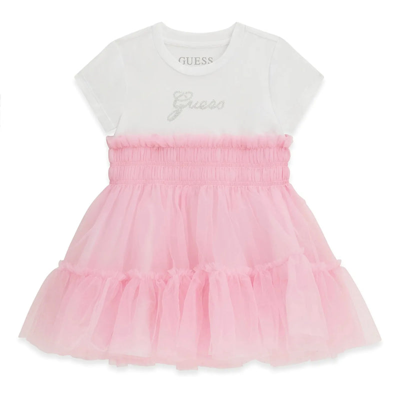 Guess girl's tulle dress - k6rk00.