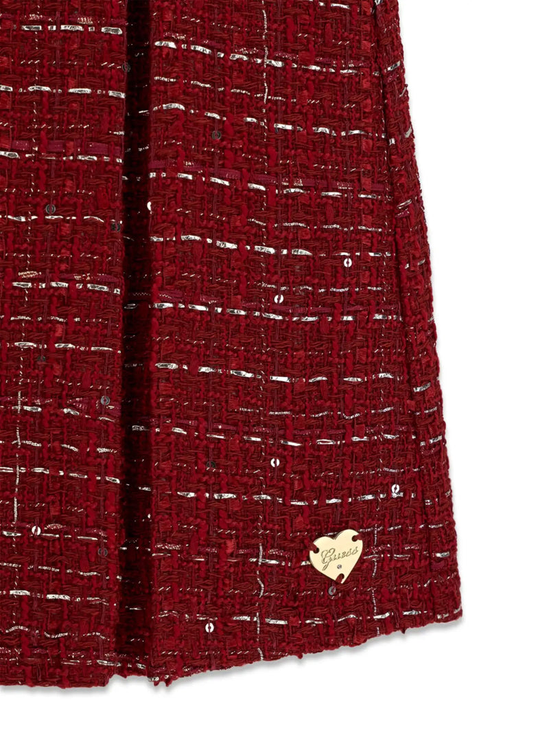 Closer look at the Guess tweed dress.