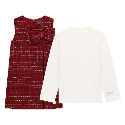 Back of the Guess tweed dress set.