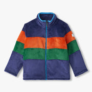Hatley boy's colourblock fleece jacket - f26pvk1851.