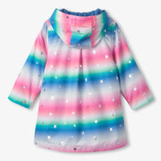 Back of the Hatley glitter star jacket.