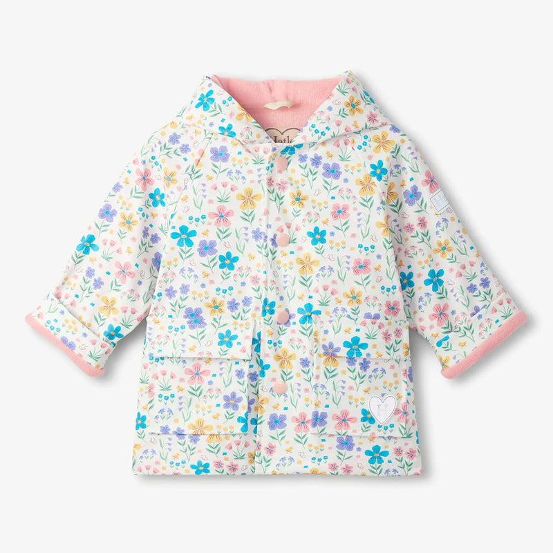 Hatley girl's little garden chicks raincoat - s26lgt1317.