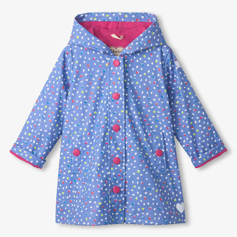 Hatley girl's  lots of dots jacket - s25mdk817.