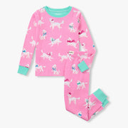 Hatley pink poodle pups pyjamas - f26ppk204o.