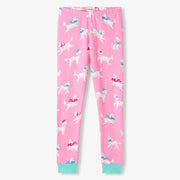 Hatley girl's poodle pup print pyjama bottoms. 