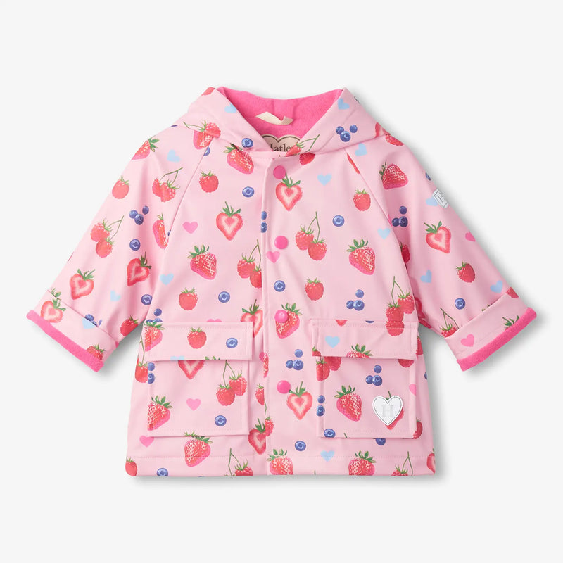 Hatley girl's summer berries raincoat - s26sbt1317.