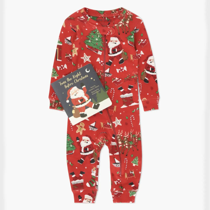 Hatley The Night Before Christmas Romper